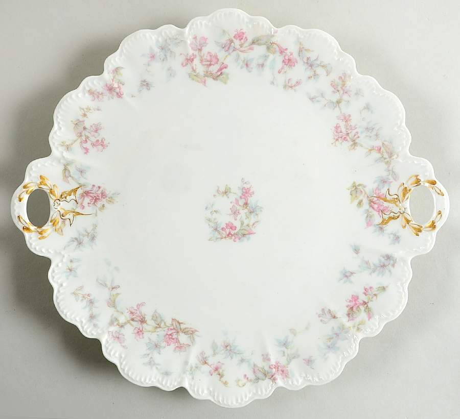 Schleiger 32A Handled Cake Plate by Haviland-1