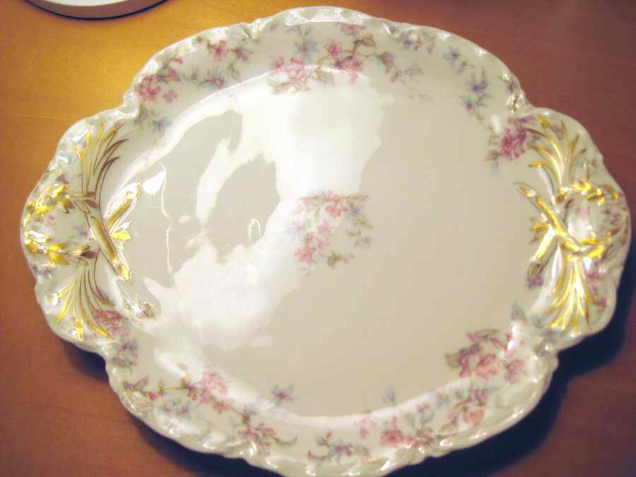 Schleiger 32C 12" Oval Serving Platter by Haviland-1