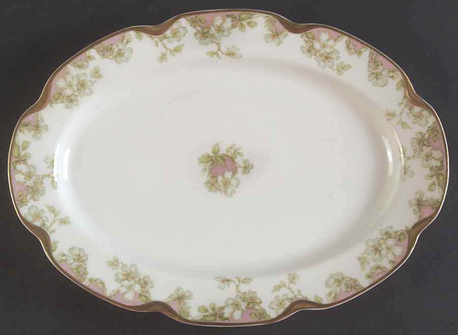Schleiger 33 11" Oval Serving Platter by Haviland-1