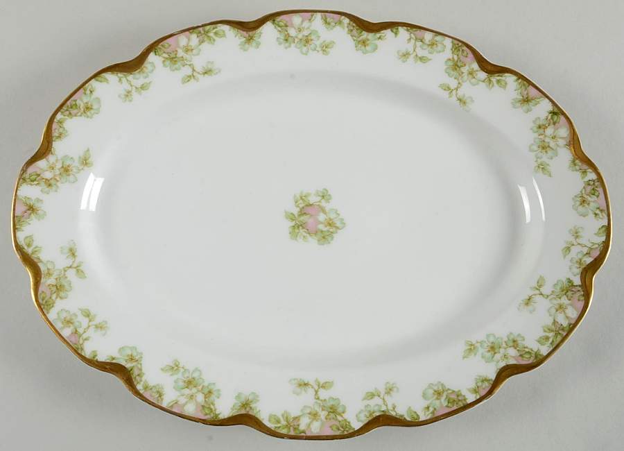 Schleiger 33 13" Oval Serving Platter by Haviland-1