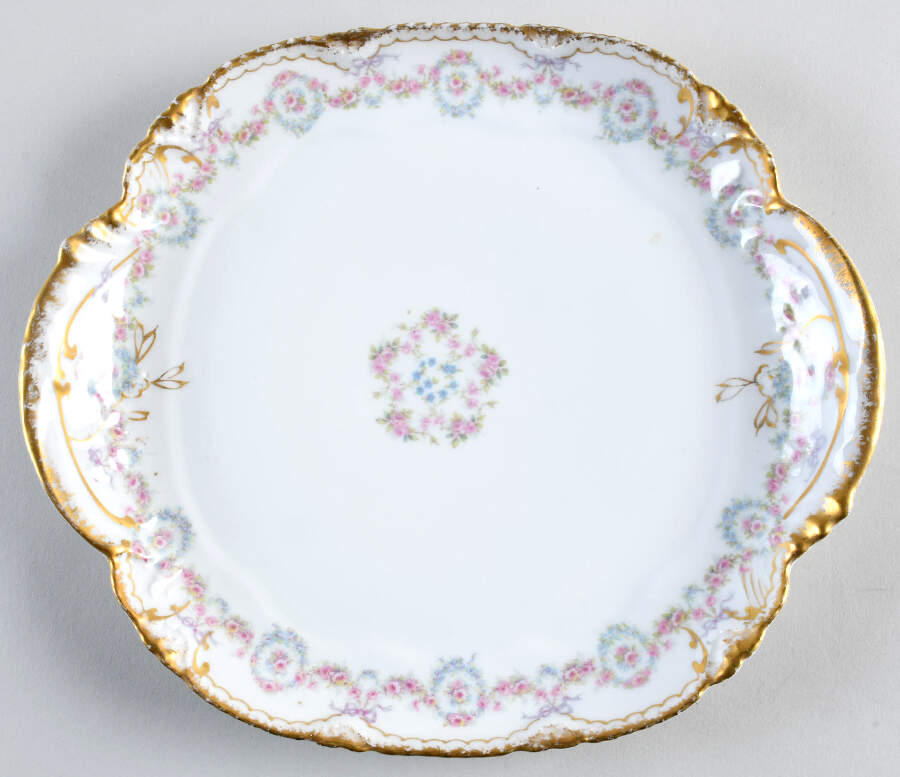 Schleiger 330 Square Handled Cake Plate by Haviland-1