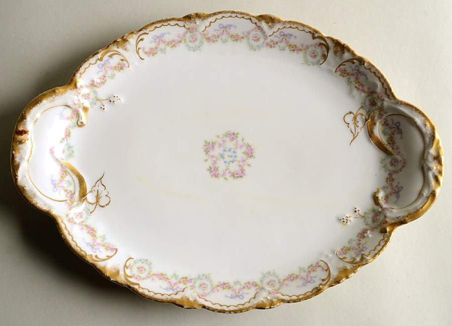 Schleiger 330 13" Oval Serving Platter by Haviland-1