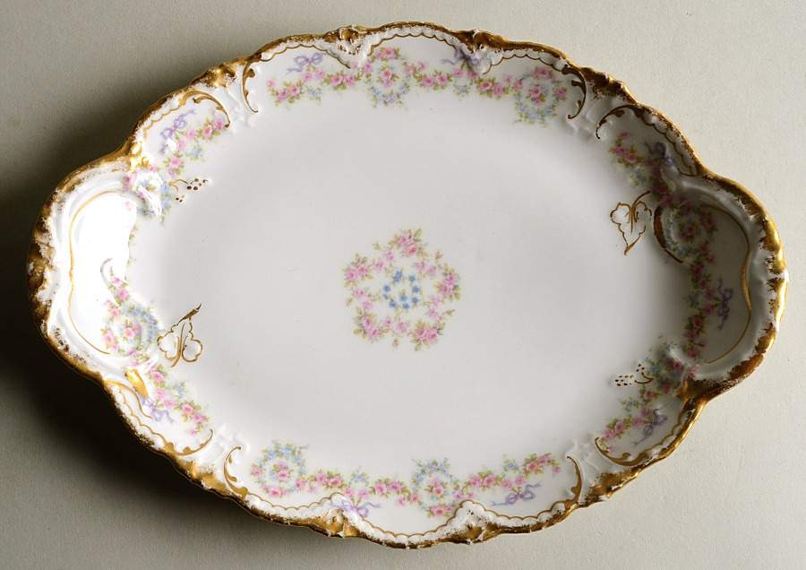 Schleiger 330 10" Oval Serving Platter by Haviland-1