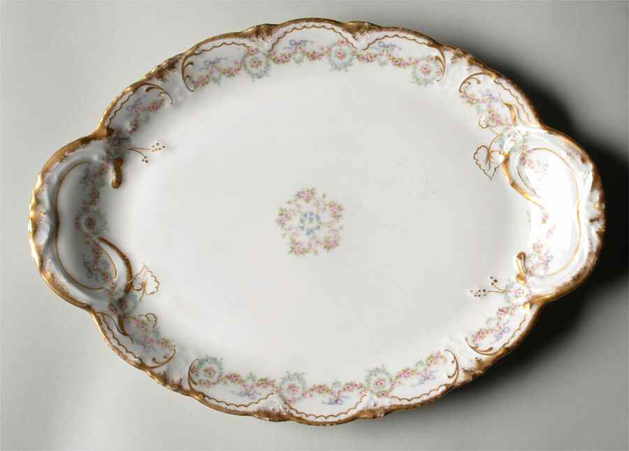 Schleiger 330 14" Oval Serving Platter by Haviland-1