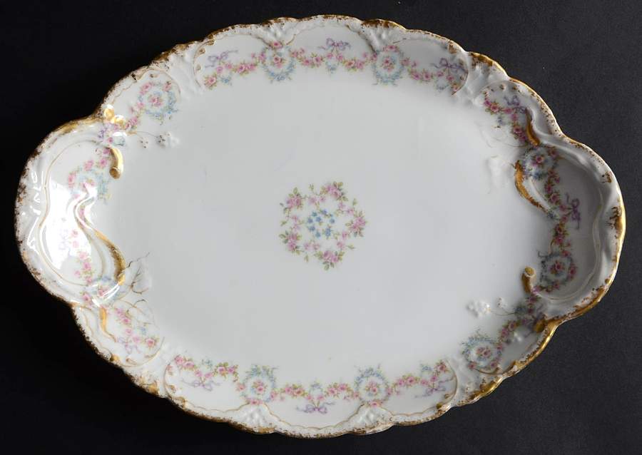 Schleiger 330 11" Oval Serving Platter by Haviland-1