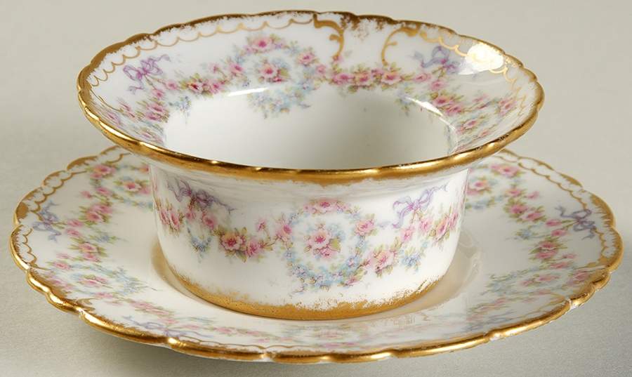 Schleiger 330 Ramekin & Saucer Set by Haviland-1