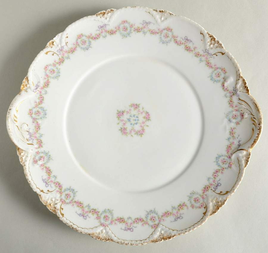 Schleiger 330 Handled Cake Plate by Haviland-1
