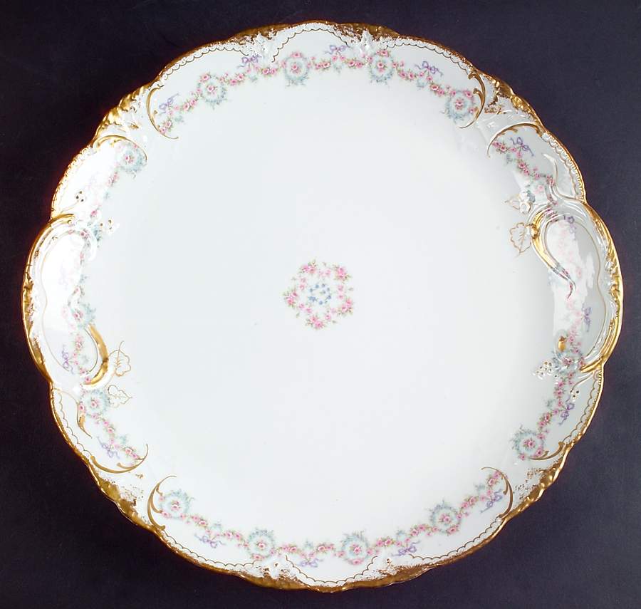 Schleiger 330 14" Chop Plate (Round Platter) by Haviland-1