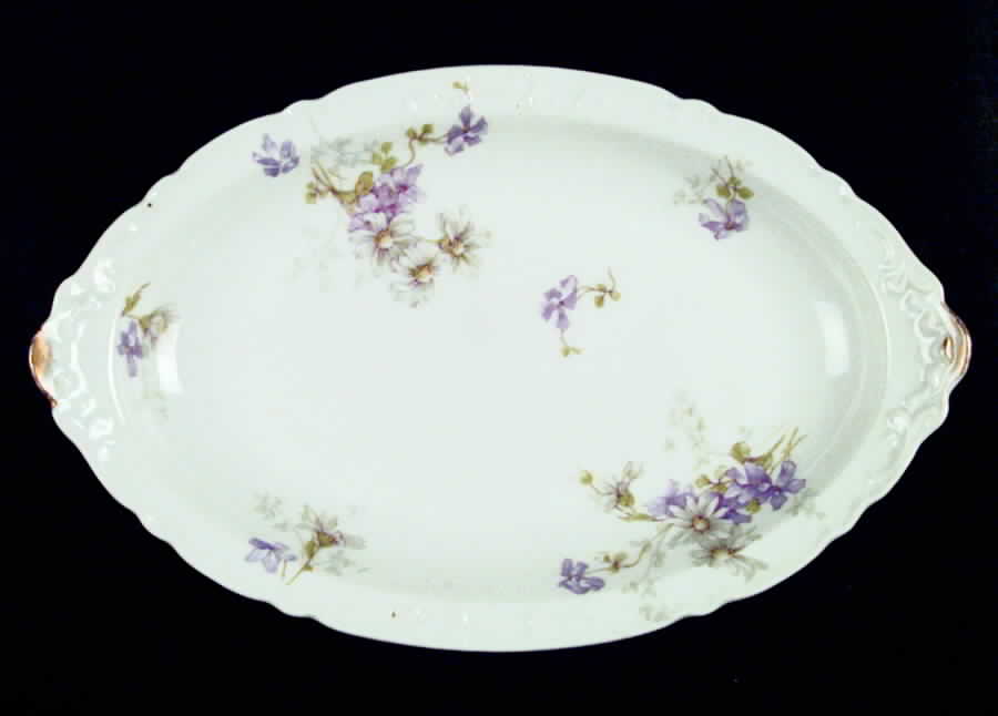 Schleiger 331f 11" Oval Serving Platter by Haviland-1