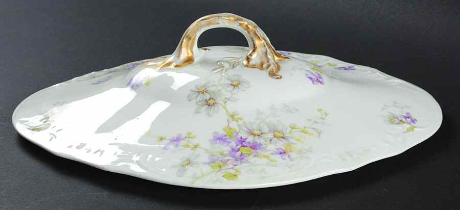 Schleiger 331f Lid for Oval Vegetable by Haviland-1