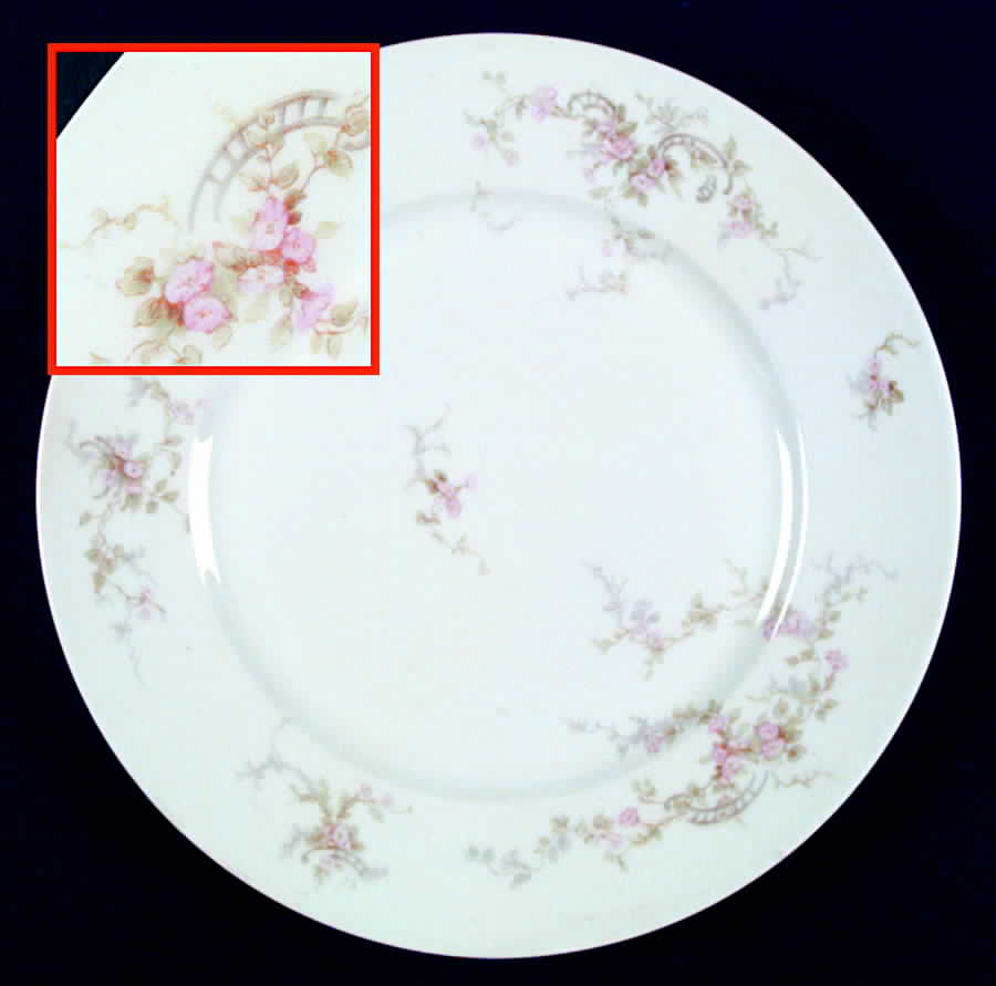 Schleiger 334 Dinner Plate by Haviland-1