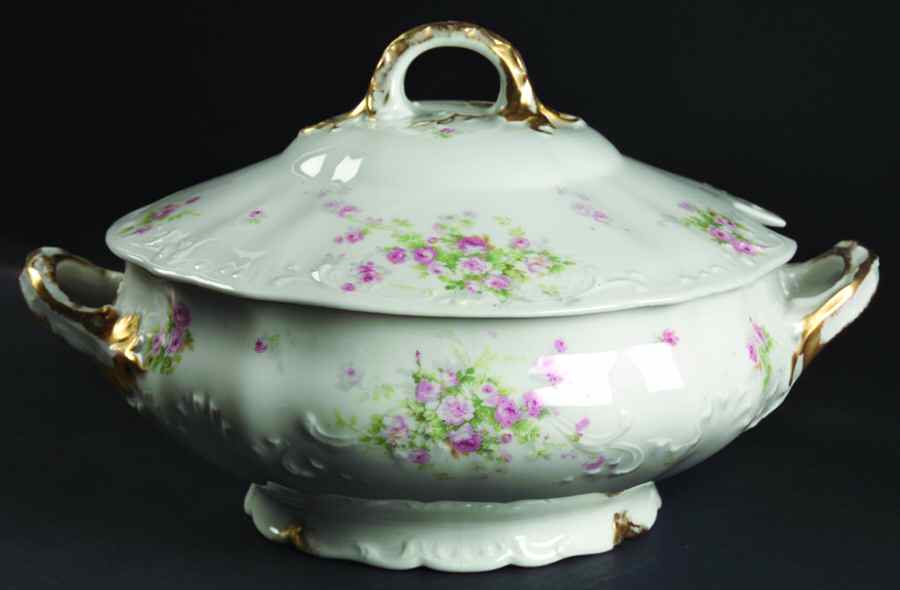 Schleiger 338C Tureen &  Lid by Haviland-1