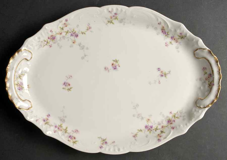 Schleiger 339B 16" Oval Serving Platter by Haviland-1