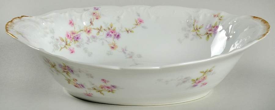 Schleiger 339B 10" Oval Vegetable Bowl by Haviland-1
