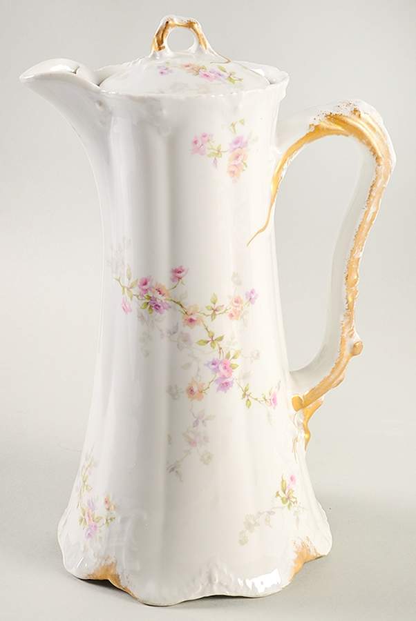 Schleiger 339B Chocolate Pot & Lid by Haviland-1