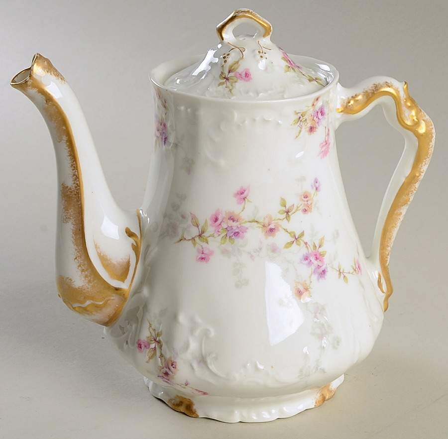 Schleiger 339B Teapot & Lid by Haviland-1