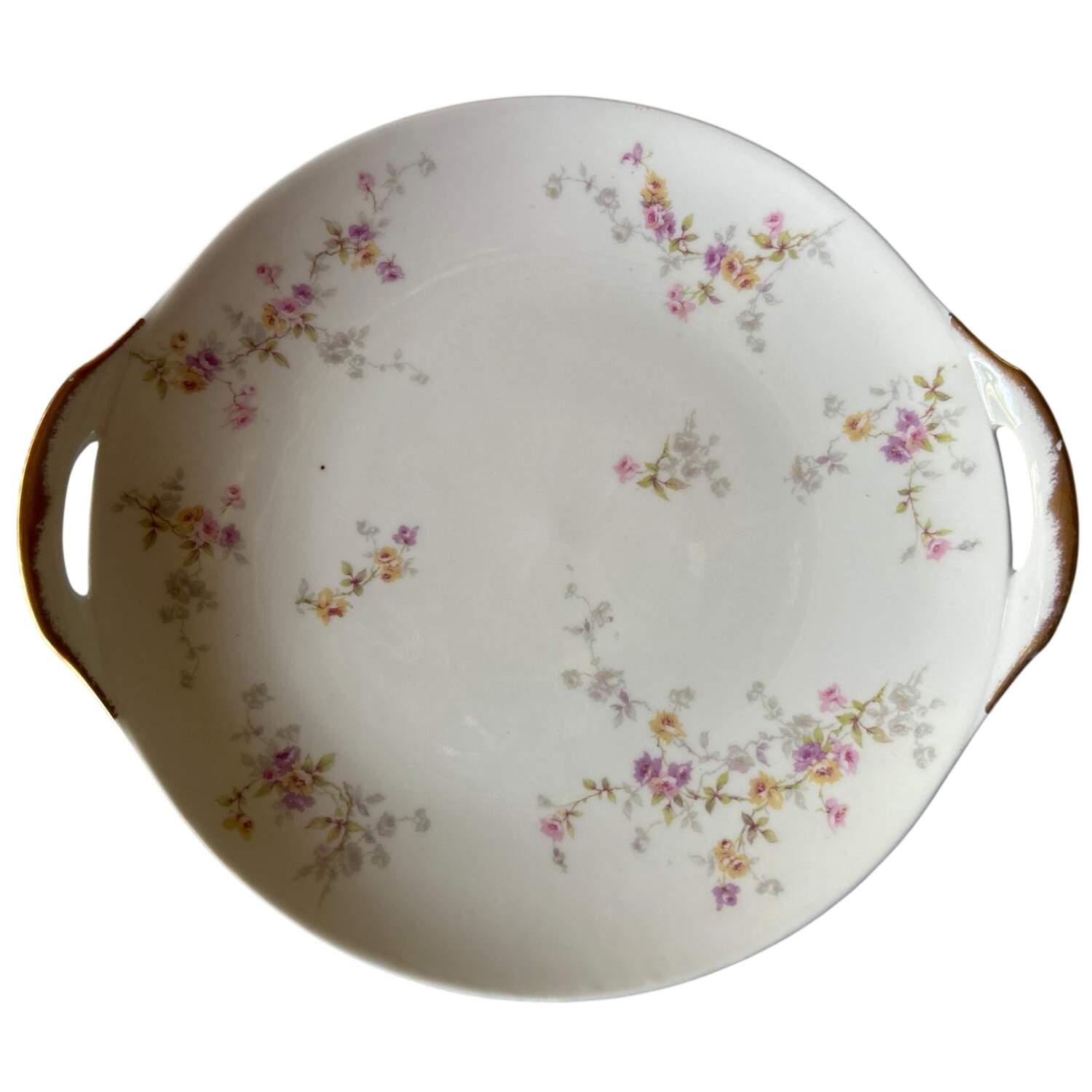 Schleiger 339C Handled Cake Plate by Haviland-1