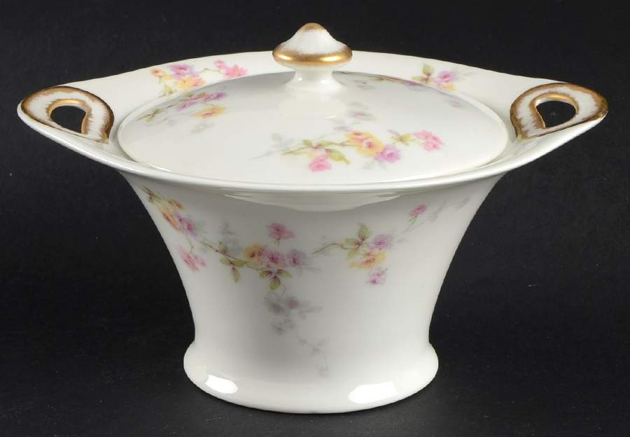 Schleiger 339C Sugar Bowl & Lid by Haviland-1