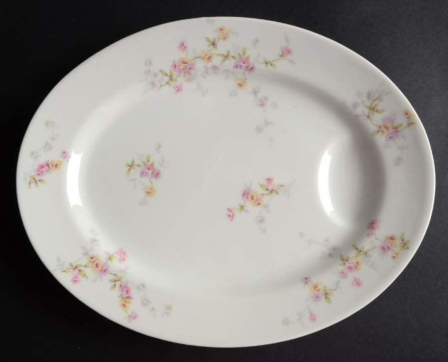 Schleiger 339C 11" Oval Serving Platter by Haviland-1
