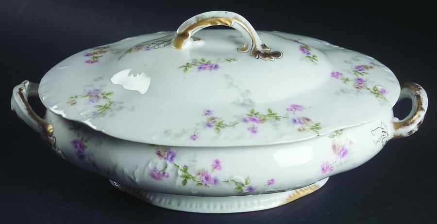 Schleiger 339f Oval Covered Vegetable by Haviland-1