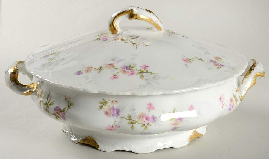 Schleiger 339h Round Covered Vegetable by Haviland-1