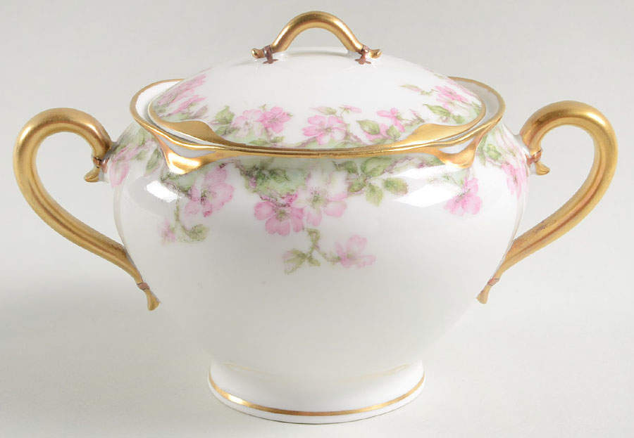 Schleiger 33A Sugar Bowl & Lid by Haviland-1