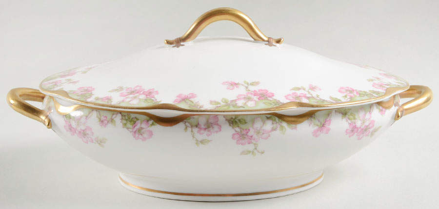 Schleiger 33A Oval Covered Vegetable by Haviland-1