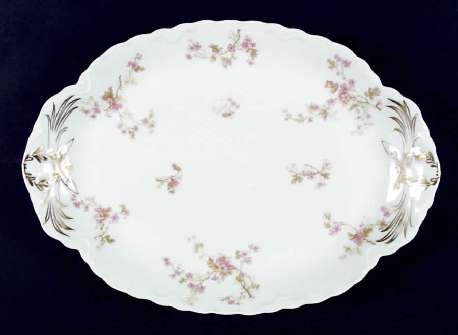 Schleiger 34 13" Oval Serving Platter by Haviland-1