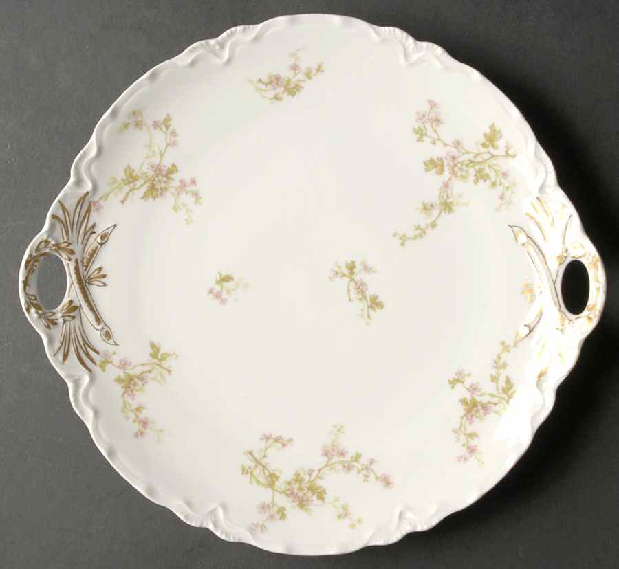 Schleiger 34 Handled Cake Plate by Haviland-1