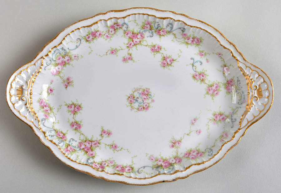 Schleiger 340 11" Oval Serving Platter by Haviland-1