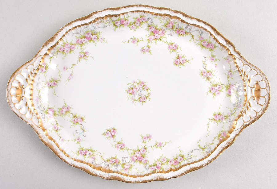 Schleiger 340 12" Oval Serving Platter by Haviland-1