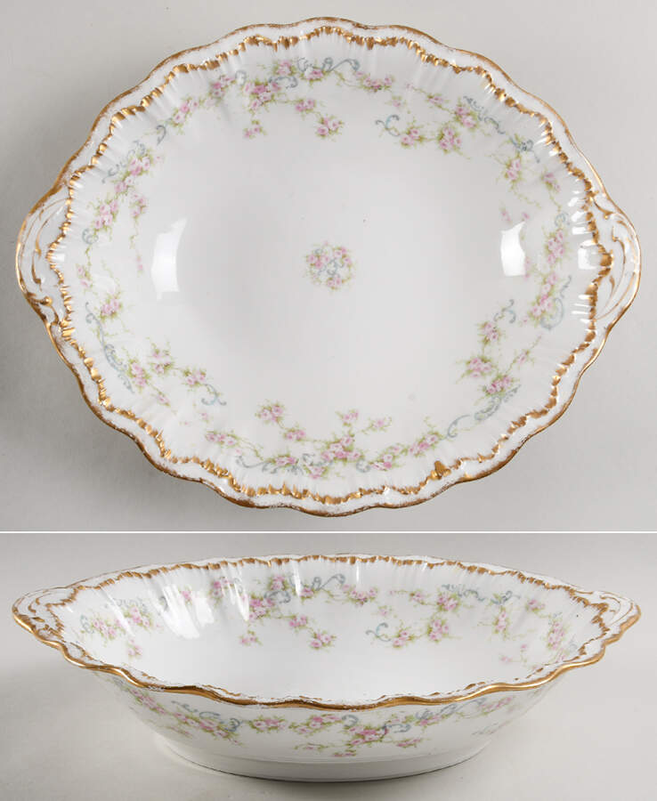 Schleiger 340 12" Oval Vegetable Bowl by Haviland-1