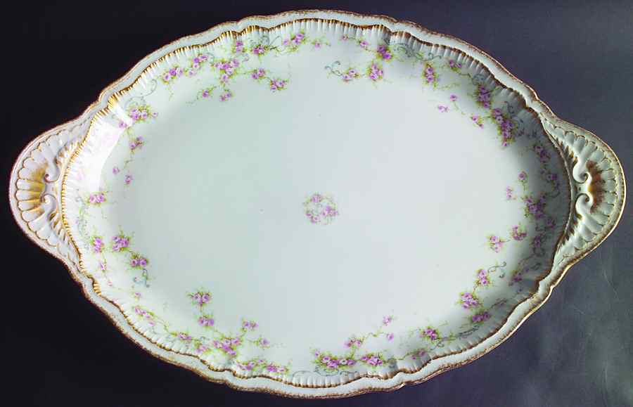 Schleiger 340 18" Oval Serving Platter by Haviland-1