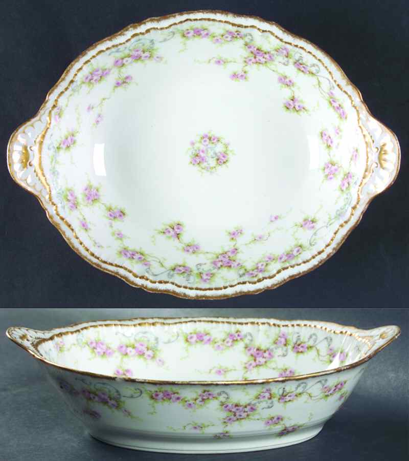 Schleiger 340 10" Oval Vegetable Bowl by Haviland-1