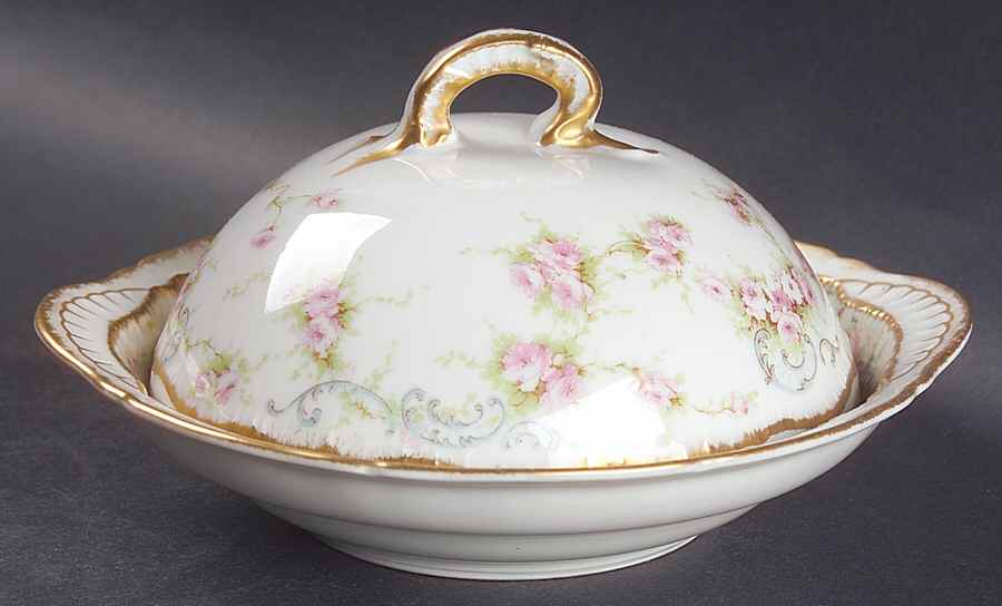 Schleiger 340 Round Covered Butter by Haviland-1