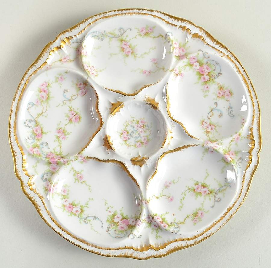 Schleiger 340 Oyster Plate by Haviland-1