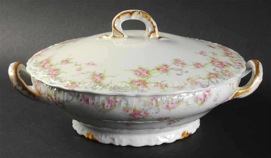 Schleiger 340A Round Covered Vegetable by Haviland-1