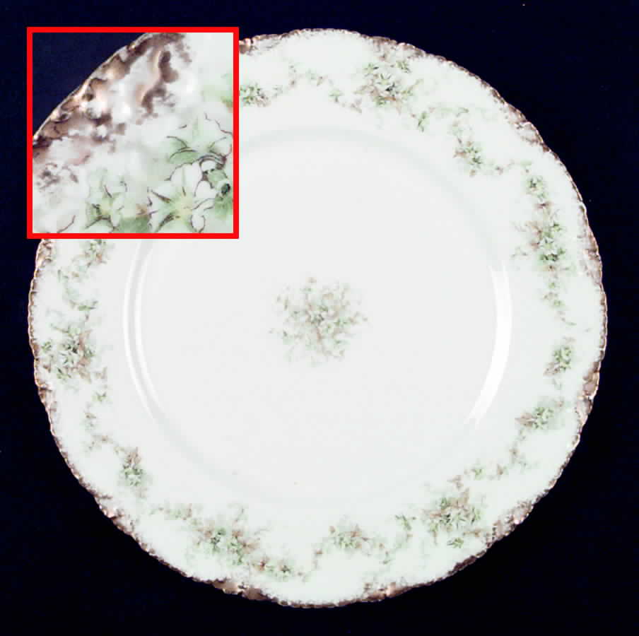 Schleiger 341 Dinner Plate by Haviland-1