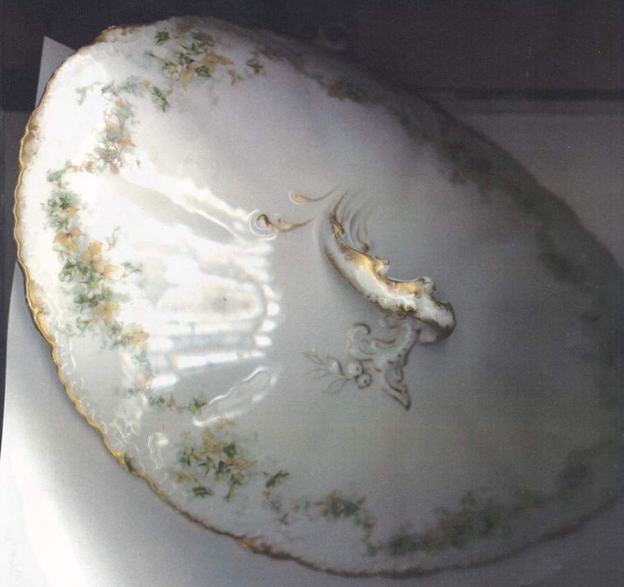 Schleiger 341 Lid for Oval Vegetable by Haviland-1