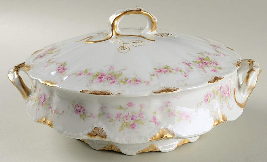 Schleiger 341A Round Covered Vegetable by Haviland-1
