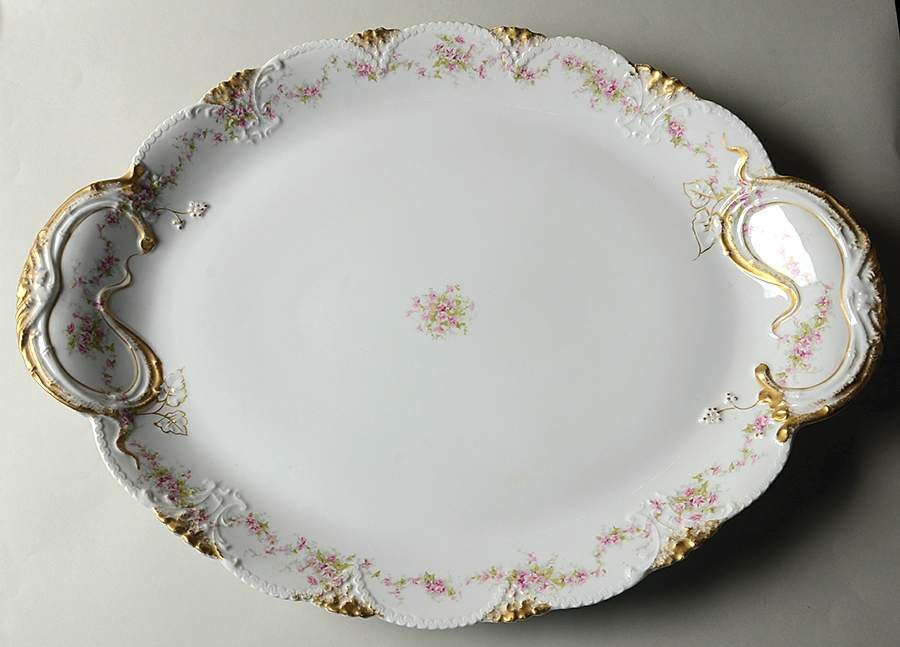 Schleiger 341A 20" Oval Serving Platter by Haviland-1