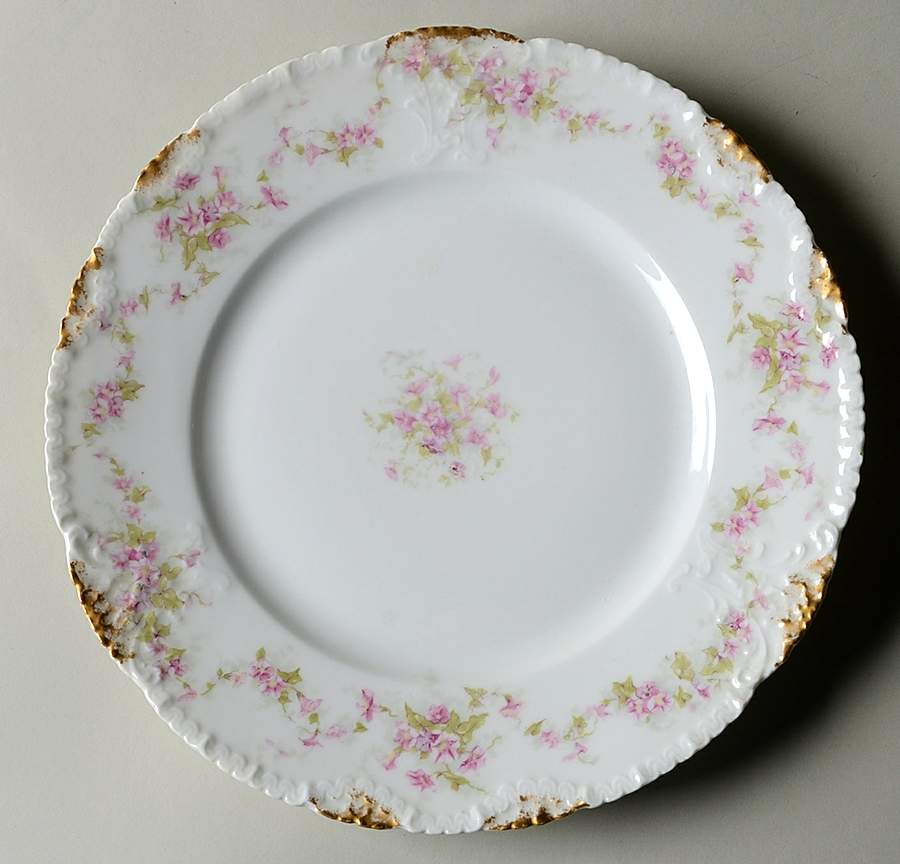 Schleiger 341A Luncheon Plate by Haviland-1