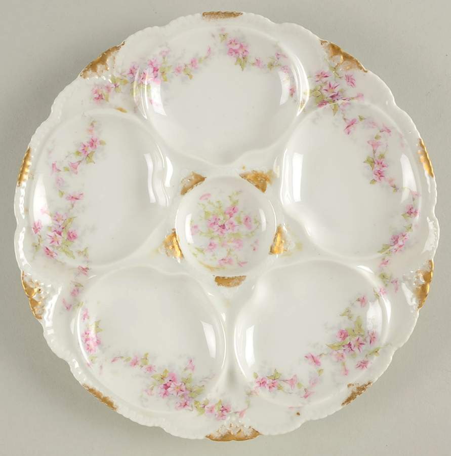 Schleiger 341D Oyster Plate by Haviland-1
