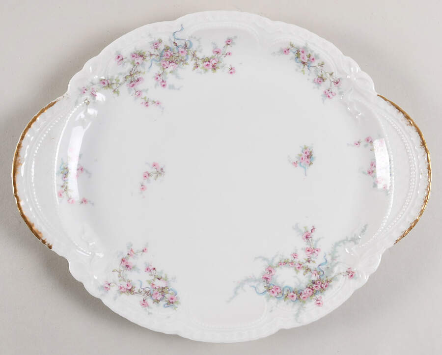 Schleiger 342 11" Oval Serving Platter by Haviland-1