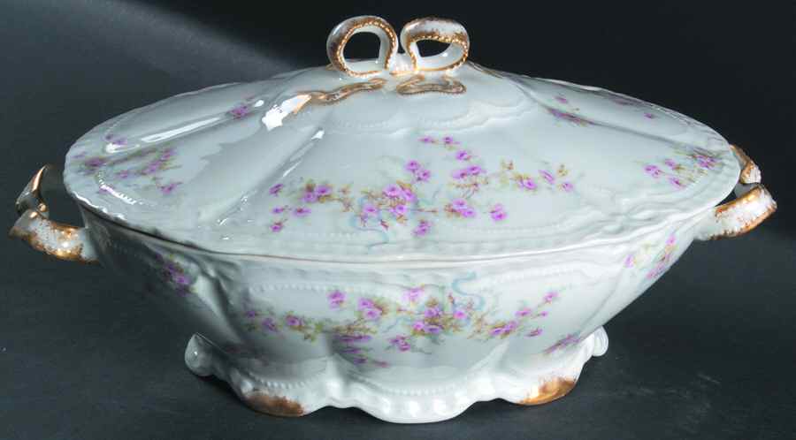 Schleiger 342 Oval Covered Vegetable by Haviland-1