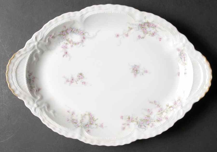 Schleiger 342 14" Oval Serving Platter by Haviland-1