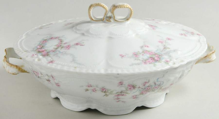 Schleiger 342 Round Covered Vegetable by Haviland-1