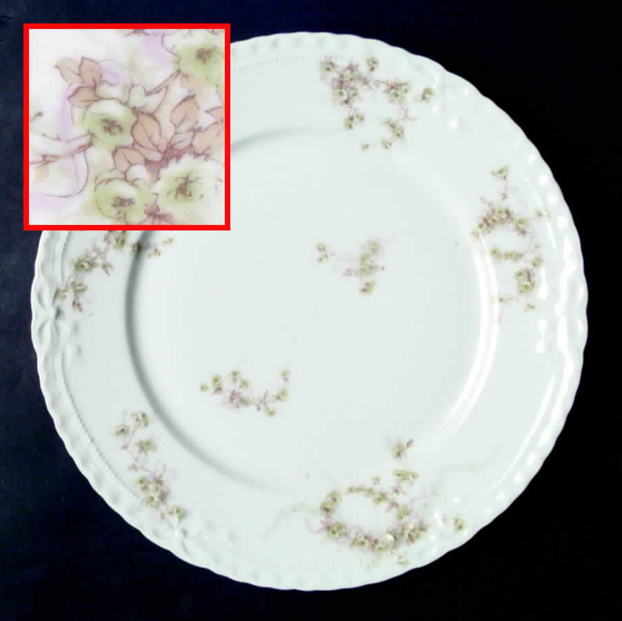Schleiger 342b Dinner Plate by Haviland-1