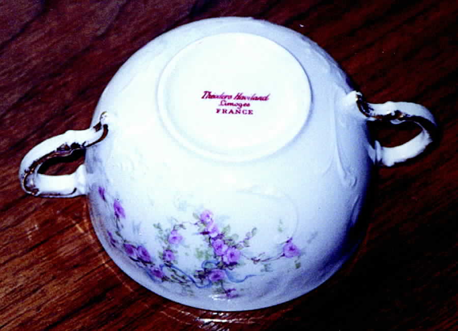 Schleiger 342F Flat Cream Soup Bowl by Haviland-1