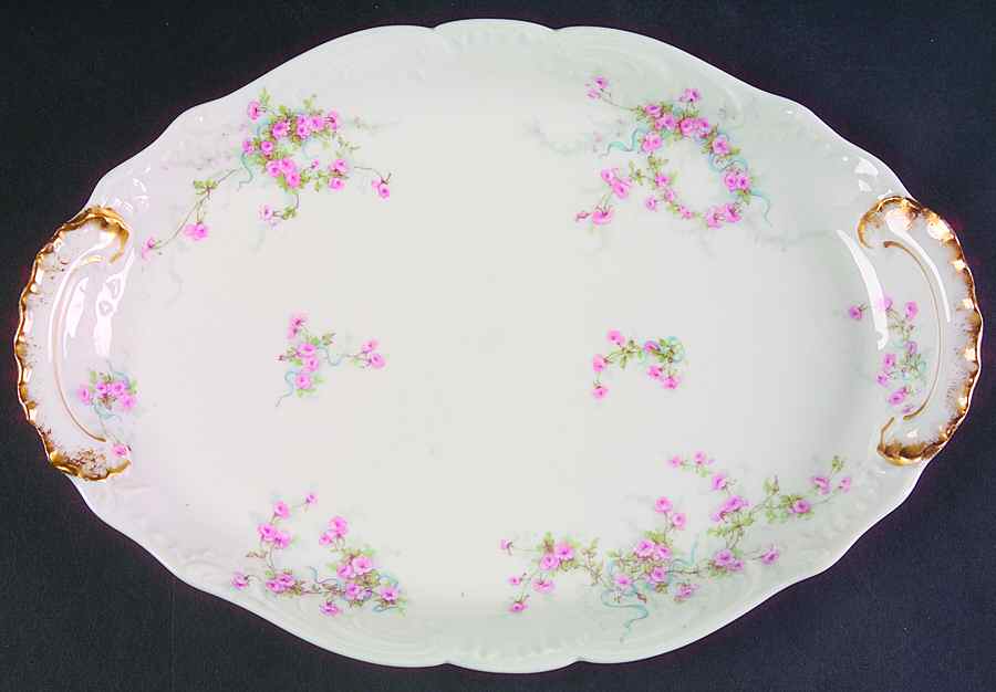 Schleiger 342F 11" Oval Serving Platter by Haviland-1